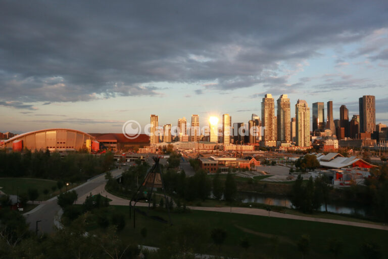 Downtown Calgary in the morning